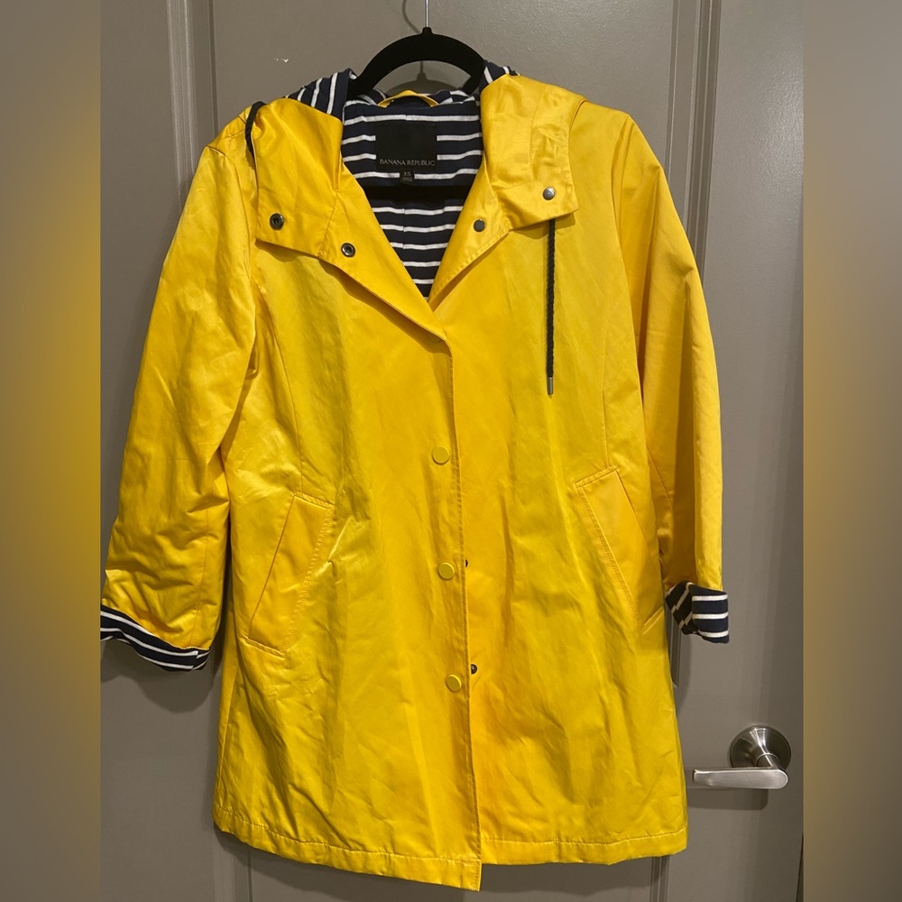Banana Republic Yellow Raincoat XS